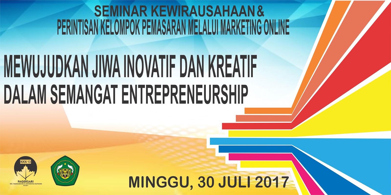  Contoh  Spanduk  Kegiatan Seminar  KARYAKU