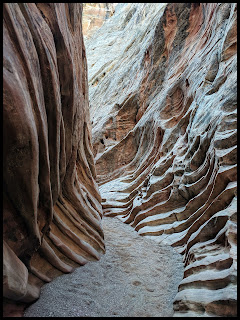 Love these Ridges that almost look like a rib cage in the Little Horse Slot Canyon.