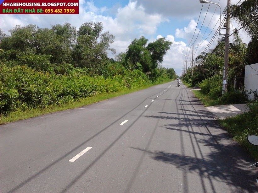 Bán đất mặt tiền đường Nguyễn Bình - Nhơn Đức Phước Lộc