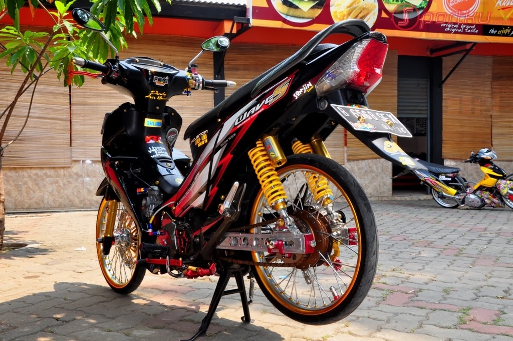 MODIFIKASI MOTOR: supra thai look style
