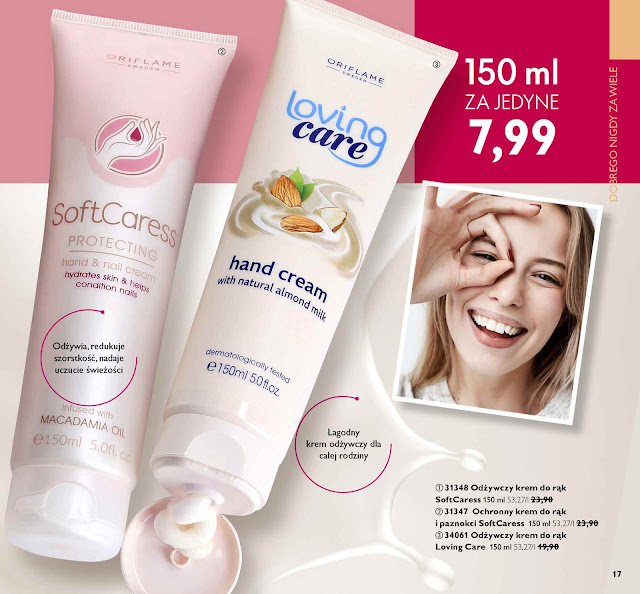 Łagodny krem do rąk Oriflame