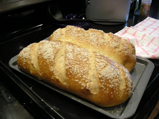 La Gringa's herbed wheat bread