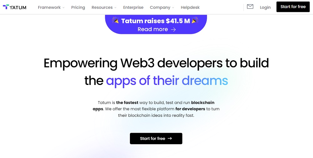 Tatum aplikasi pengembang blockchain