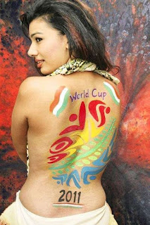 Mink Brar world cup tatoo