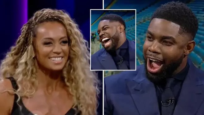 Jamie Carragher left in stitches after Micah Richards brutally mocked by Kate Abdo