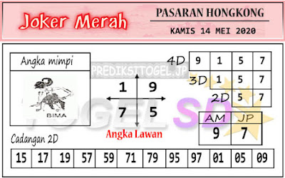  Prediksi Joker Merah - Rabu 13 Mei 2020 Prediksi Joker Merah HK  Prediksi Joker Merah HK Kamis 14 Mei 2020 Prediksi Joker Merah Sidney