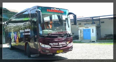 Foto bus pariwisata Skyliner PO Marissa Holiday