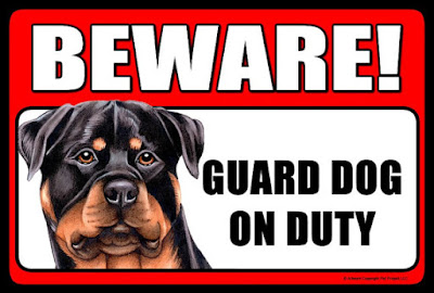 Beware Rottweiler