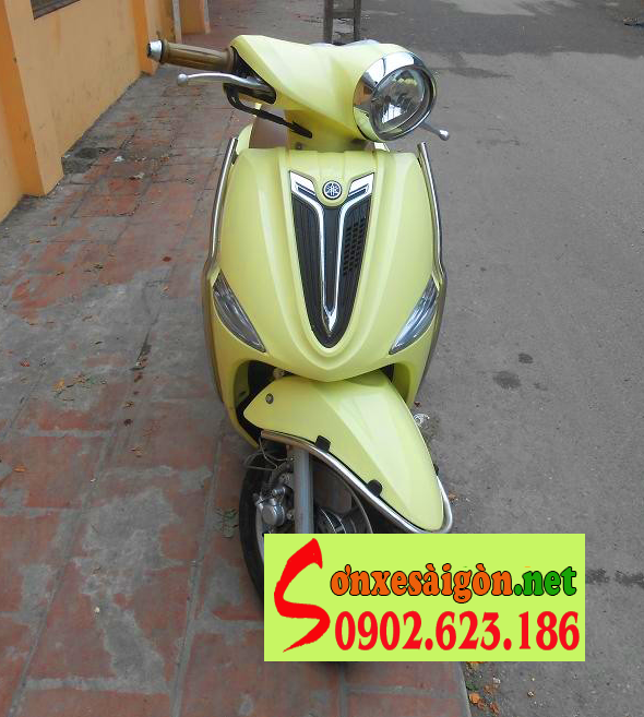  Sơn xe Yamaha Nozza màu vàng zin cực đẹp