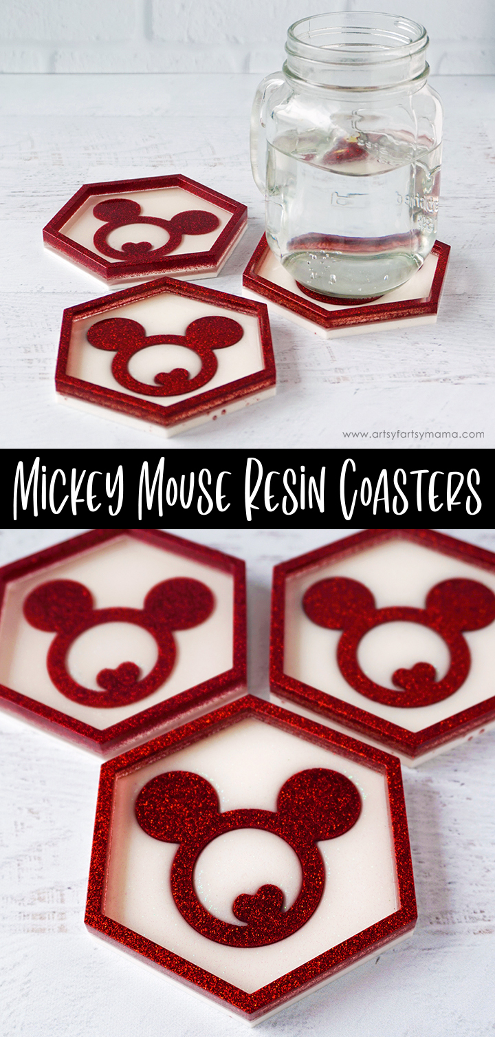 Mickey Mouse Resin Coasters