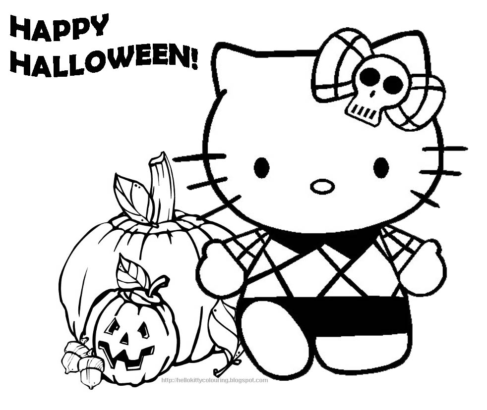 Download Hello Kitty Halloween Coloring Pages | Hello Kitty Forever