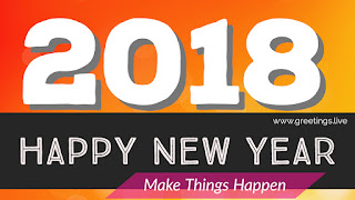 Make Things Happen New Year 2018 greetings