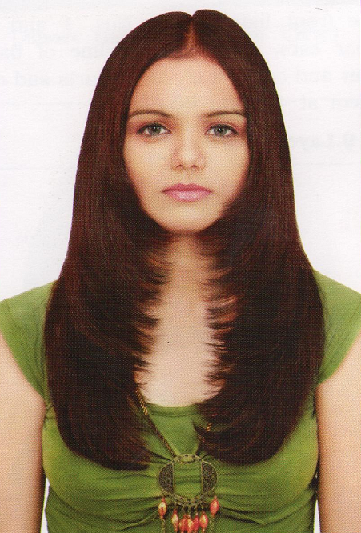 Feathers Shape Haircut For Women, In this cut, the hair is very short ...