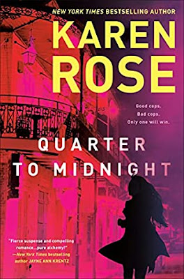 book cover of romantic suspense novel Quarter to Midnight by Karen Rose