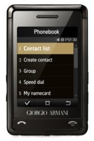Giorgio Armani-Samsung P520