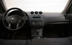 Interior shot of 2011 Nissan Altima