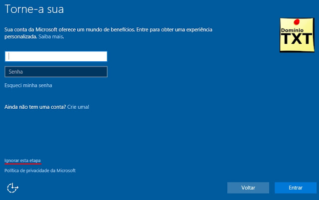 DominioTXT - Windows 10 Instalação