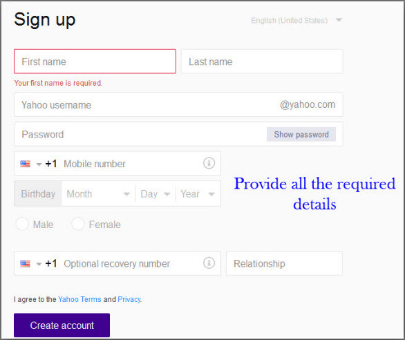 Yahoo Email Customer Care 