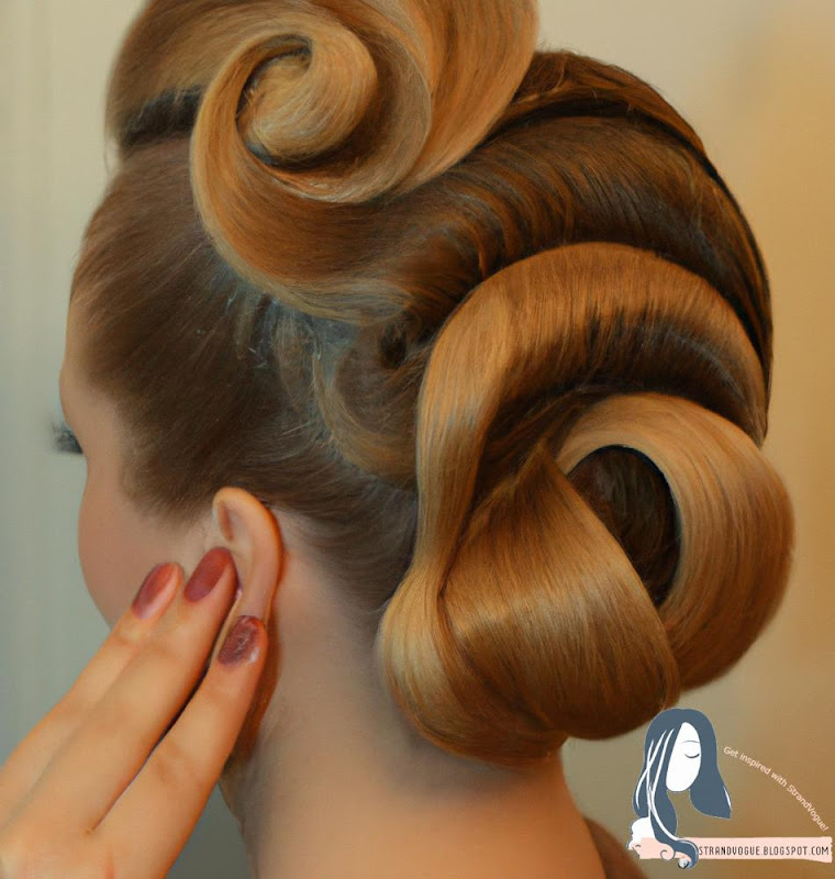 Finger waves hairstyle