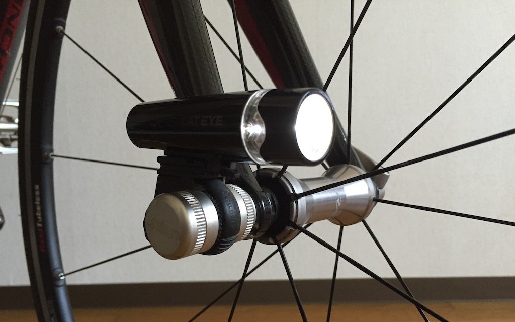 自転車 ライト ホルダー フロント フォーク