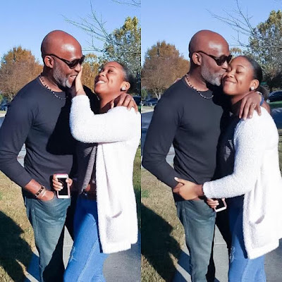 Cute photos of Richard Mofe-Damijo & his daughter