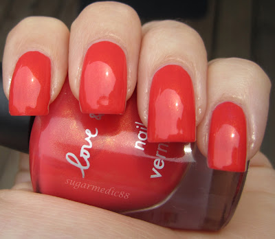 Forever 21 Love & Beauty Coral Swatch