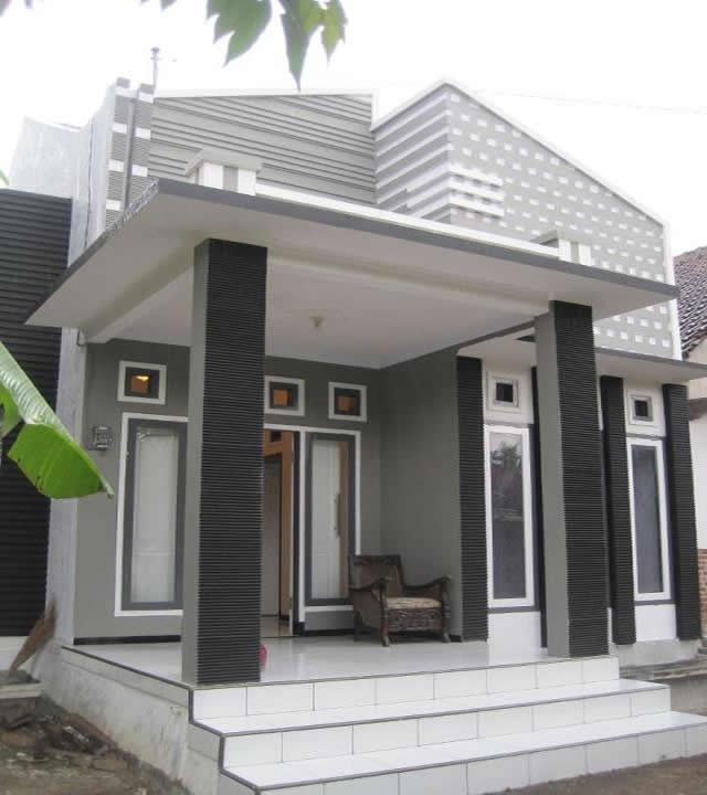 15 Model Desain Teras  Rumah Cor  Minimalis Terbaru dan 