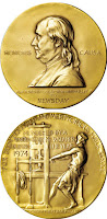 Image 1: Pulitzer Medal Franklin; Pulitzer Medal Printer below it