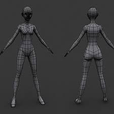 Female body model 3d free | Female Body model 3D