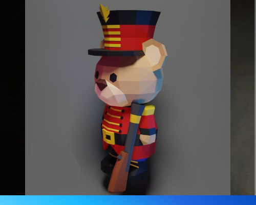 Papercraft Osito Soldado Pdf