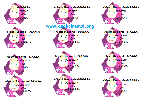 Label Undangan Unik Background Gambar Marsha