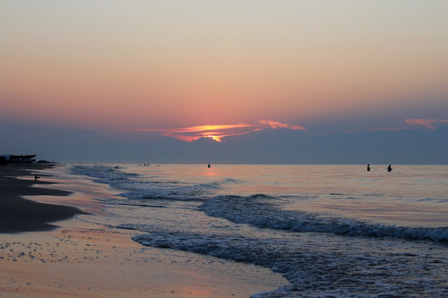 Sunrise at Matagorda Beach