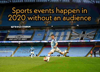 Sports events happen in 2020 without an audience