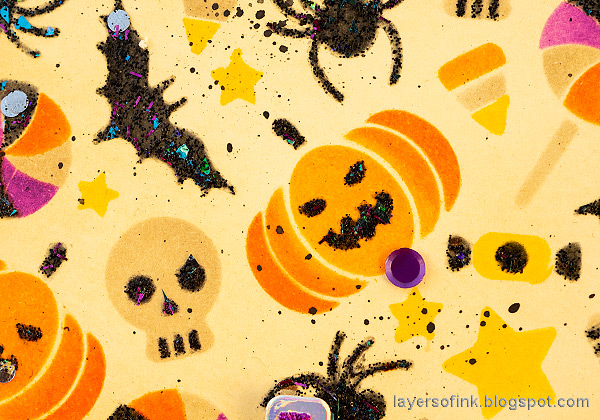Layers of ink - Halloween Background Tutorial by Anna-Karin Evaldsson.