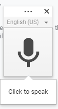 Live Voice typing by Google Docs