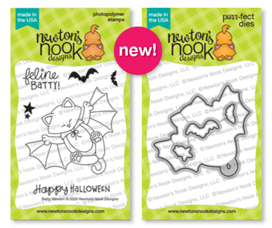 Batty Newton Stamp & Die Set by Newton's Nook Designs