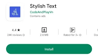 تطبيق Stylish Text