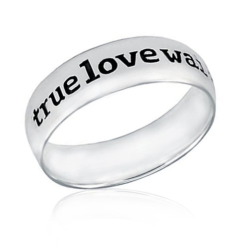 Promise Rings True Love Waits White Gold Wedding Rings Wedding Rings