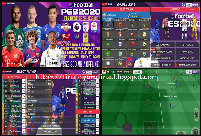 Download FTS 2020 Mod APK E-Football Full Transfer Terbaru DATA + OBB