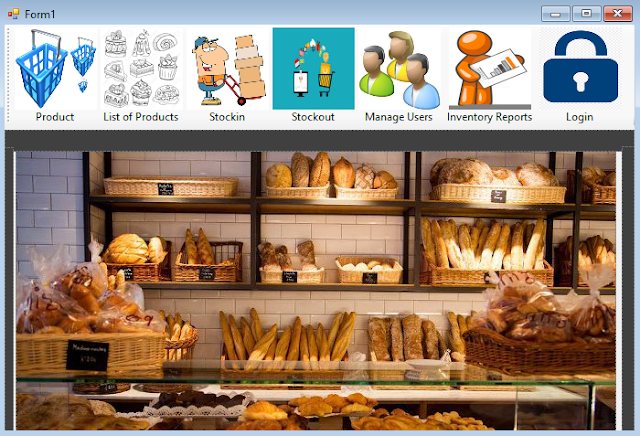 Bakery Inventory Management System in c# with Source code