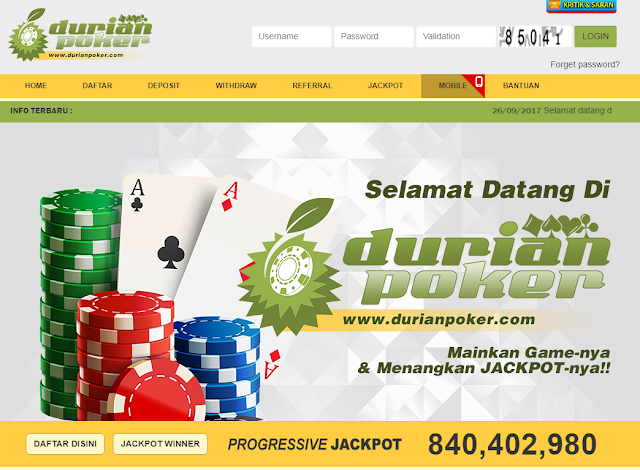  DurianPoker.com Adalah Agen Poker Terpercaya