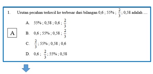 Contoh Soal Akm Matematika Smp Terbaru 2019