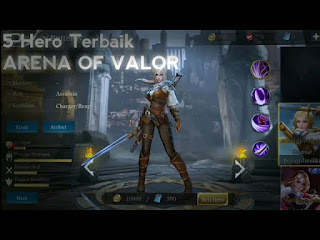 hero terbaik di arena of valor