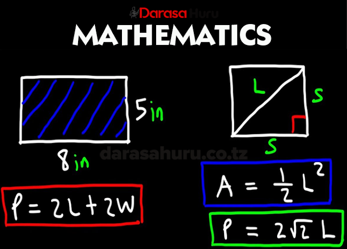 Topic 11: Perimeters And Areas - Mathematics Form One