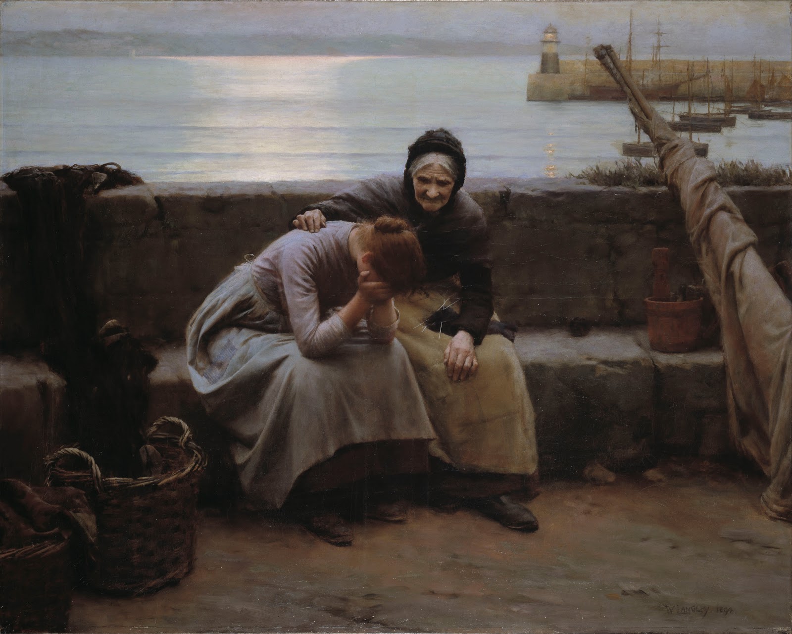 Walter Langley Never Morning Wore to Evening but Some Heart Did Break