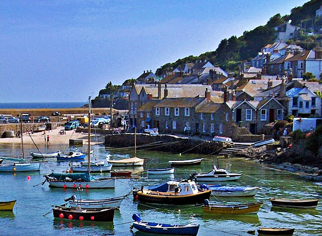 The harbour at Mousehole, Cornwall