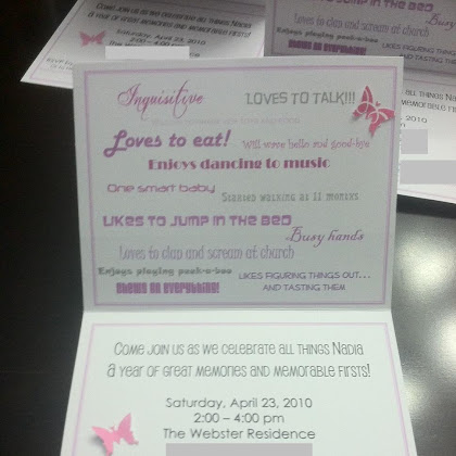 DIY Birthday Invitation