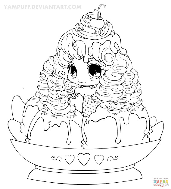 Chibi Ice Cream Girl