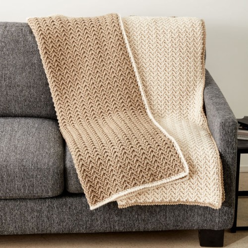 Crochet Texture Lap Blanket - Free Pattern 