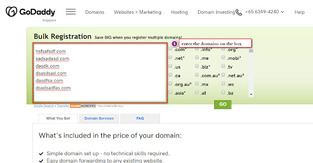 godaddy bulk domain apply coupon